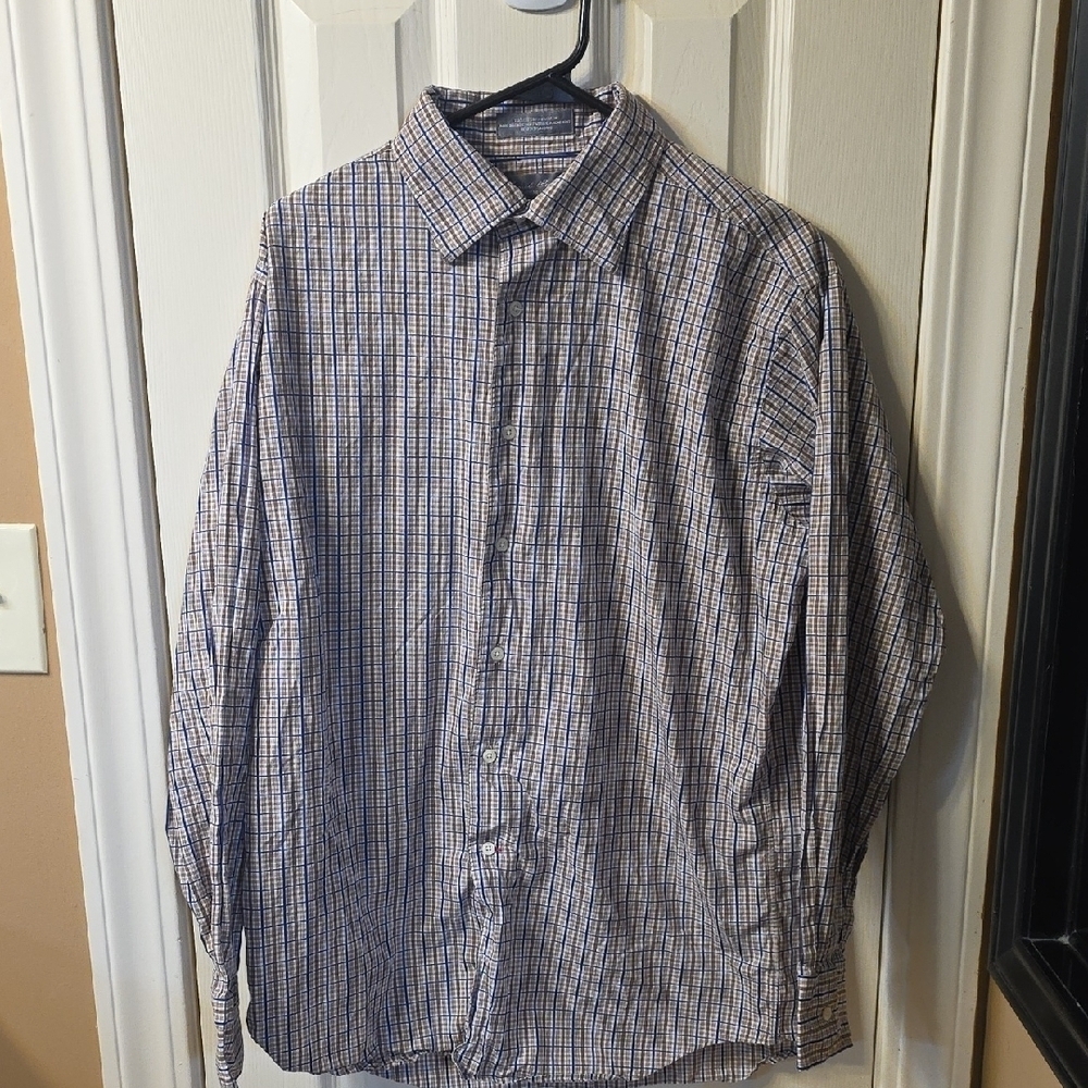 Daniel Cremieux Men's Plaid Button Down Shirt